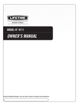 Lifetime 0111 Owner's manual