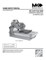 MK Diamond Products HD-101R Owner's manual