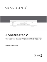 Parasound ZoneMaster 2  Owner's manual