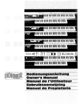 Hohner Symphonie D89 Owner's manual