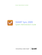 SMART Technologies Sync 2009 User guide