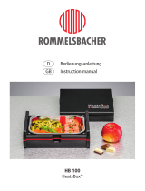 Rommelsbacher HB 100 WIENEU User manual