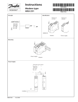 Danfoss Modem type AKA 231 Installation guide