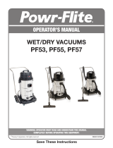 Powr-Flite PF55 Owner's manual