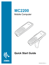 Zebra MC2200 Quick start guide