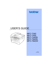 Brother MFC-7450 User manual