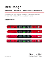 Focusrite Pro Red 8Line User guide