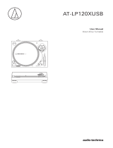 Audio-Technica AT-LP120X USB Silver User manual