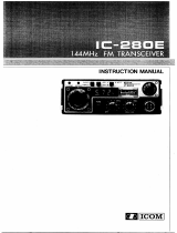 ICOM IC-280E Owner's manual