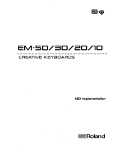 Roland EM-20 Owner's manual