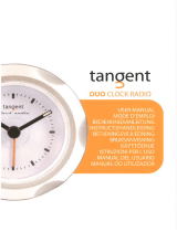 Tangent Duo Clock Radio - Black User manual