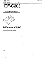 Sony ICF-C203 Owner's manual