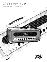 Peavey Classic 100 Amplifier Head User manual
