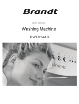 Brandt BWF814AG User manual