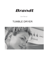 Brandt BWD89H2DA User manual