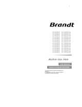 Brandt TG1783XPB/XLB User manual