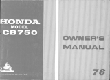 Honda CB 750K6 Owner's manual