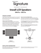 Proficient Audio Systems In Wall LCR Owner's manual