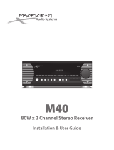 Proficient Audio Systems M40 User manual