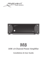Proficient Audio Systems M8 Owner's manual