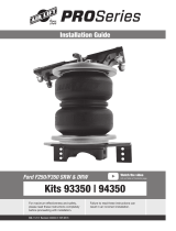 Air Lift 93350 Installation guide