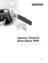 Uponor Smatrix Base and Base PRO Owner's manual