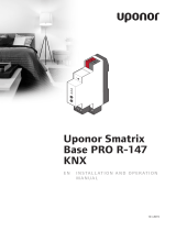Uponor Smatrix Base PRO R-147 KNX Owner's manual