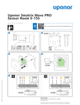 Uponor Smatrix Move PRO Room sensor Quick start guide