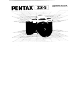 Pentax ZX ZX5 User manual