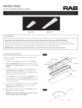 RAB Lighting GUSJR4-40-850WU/LC Operating instructions
