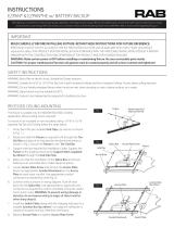 RAB Lighting EZPAN1X4-17/D10/E2 Operating instructions