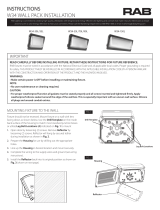 RAB Lighting W34-150L-830/MVS Operating instructions