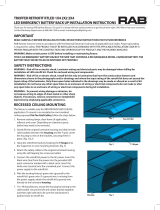 RAB Lighting RTLED1X4-29NW/HC/D10/MVS/E2 Operating instructions