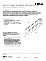 RAB Lighting LSEAL4-25 Operating instructions