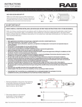 RAB Lighting HID-115-V-EX39-840-BYP-HB Operating instructions