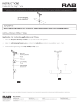 RAB Lighting ST-4L-CABLE-KIT Operating instructions
