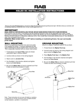 RAB Lighting HSLED13DCB Operating instructions