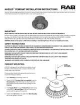 RAB Lighting HAZPLED80CF-DG/D10 Operating instructions