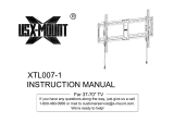 USX MOUNT USX MOUNT Tilting TV Mount, Large Tilting TV Wall Mount for Most 37”-70” TVs, TV Bracket User manual