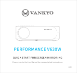 vankyo VANKYO Performance V630W Upgraded Native 1080P Projector, Full HD WiFi Projector, Supports 5G Synchronize Smartphone Screen & Max 300", Perfect for Home Outdoor Movies, Compatible User guide