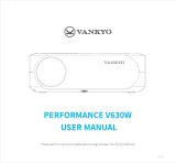 vankyo VANKYO Performance V630W Upgraded Native 1080P Projector, Full HD WiFi Projector, Supports 5G Synchronize Smartphone Screen & Max 300", Perfect for Home Outdoor Movies, Compatible User manual