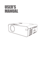GRC Mini Projector, 1080P HD Supported 4500 Lux Portable Video Projector, Compatible User manual