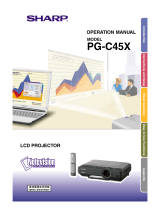 Sharp PG-C45X User manual