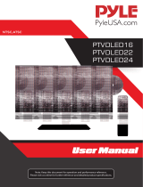 Pyle PTVDLED24 User manual