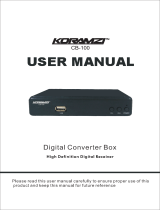 Koramzi CB-100 User manual