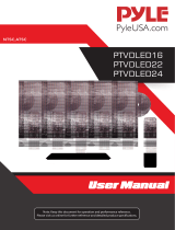 Pyle PTVDLED22 User manual