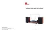1 BY ONE Wireless Turntable Hi Fi System User manual