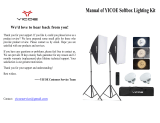 YICOE YICOE Softbox Lighting Kit Photography Photo Studio Equipment Continuous Lighting System User manual