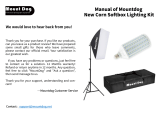MOUNTDOGMOUNTDOG LED Softbox Photography Lighting Kit