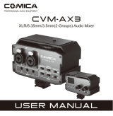 comica CVM-AX3 User manual